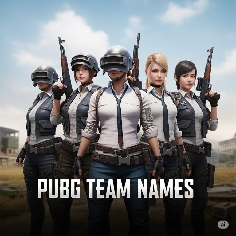 PUBG battlegrounds team names