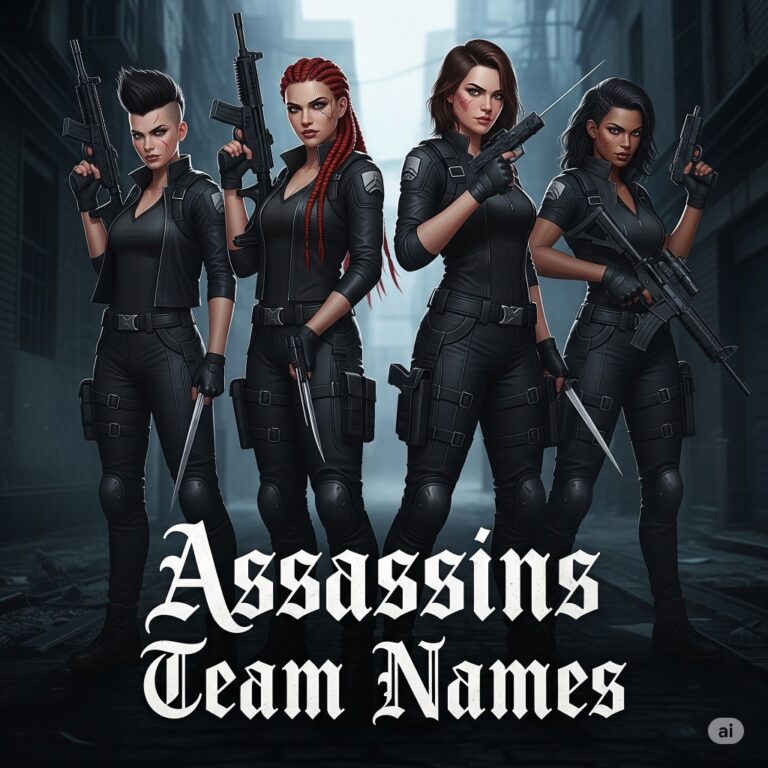 assassins team names