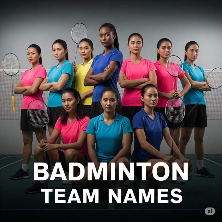 badminton team names