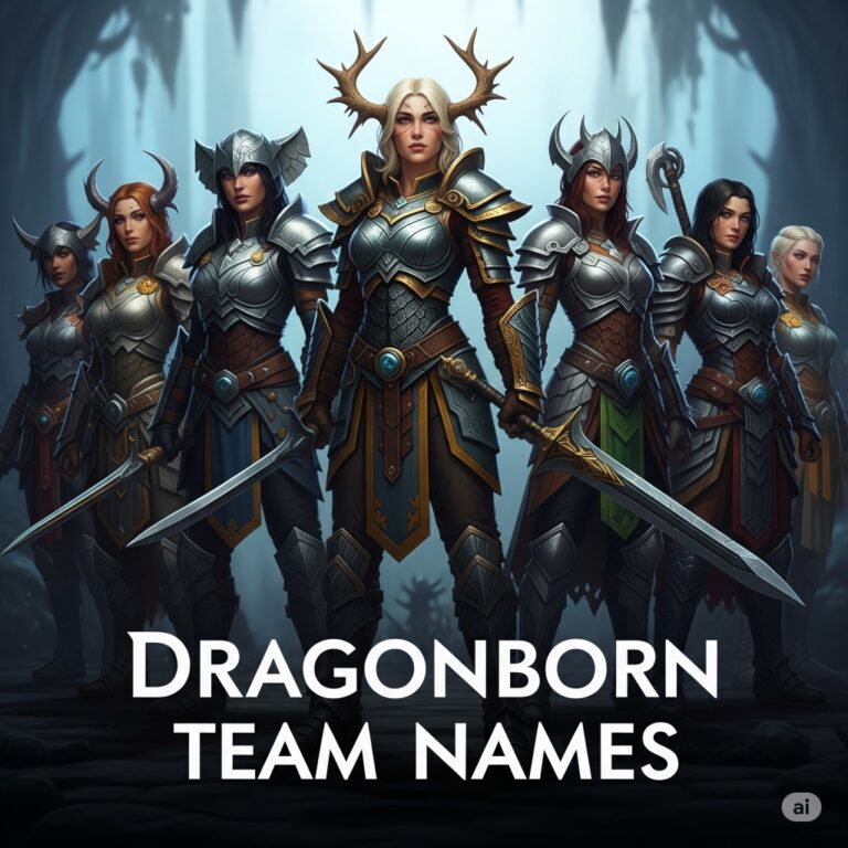 Dragonborn Team Names