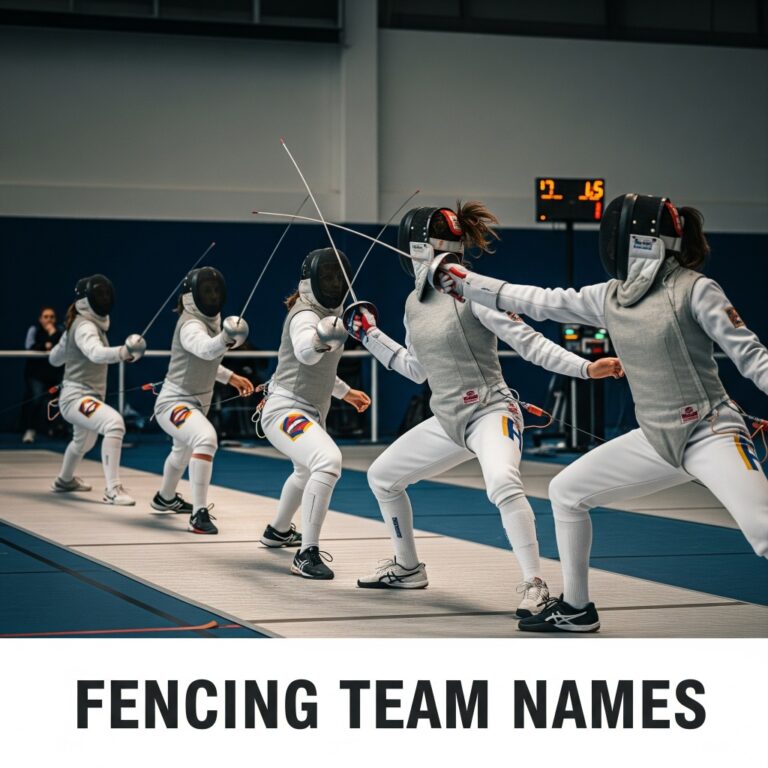 fencing team names