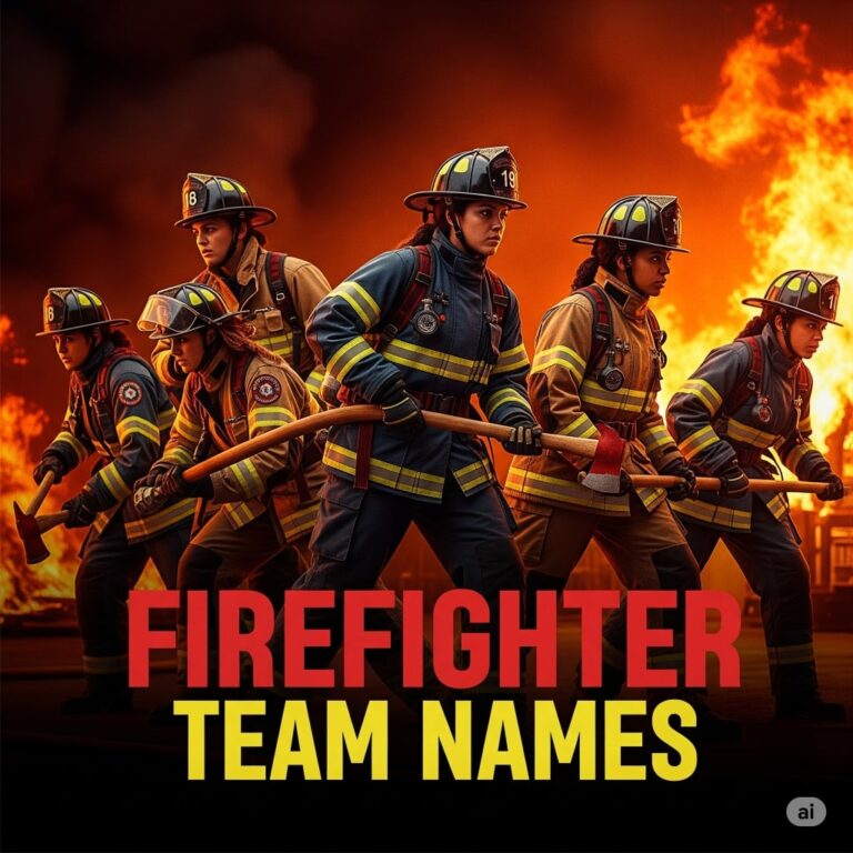 Firefighter Team Names