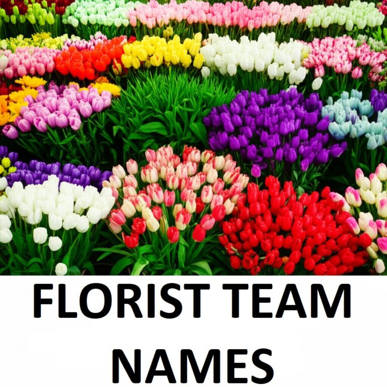 Florist Team Names