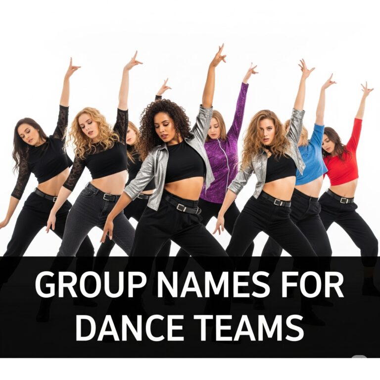 Names for Dance Teams