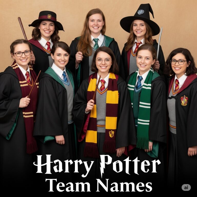 Harry potter Team Names