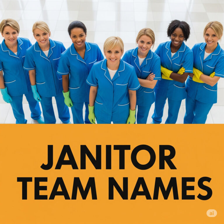 Janitor Team Names