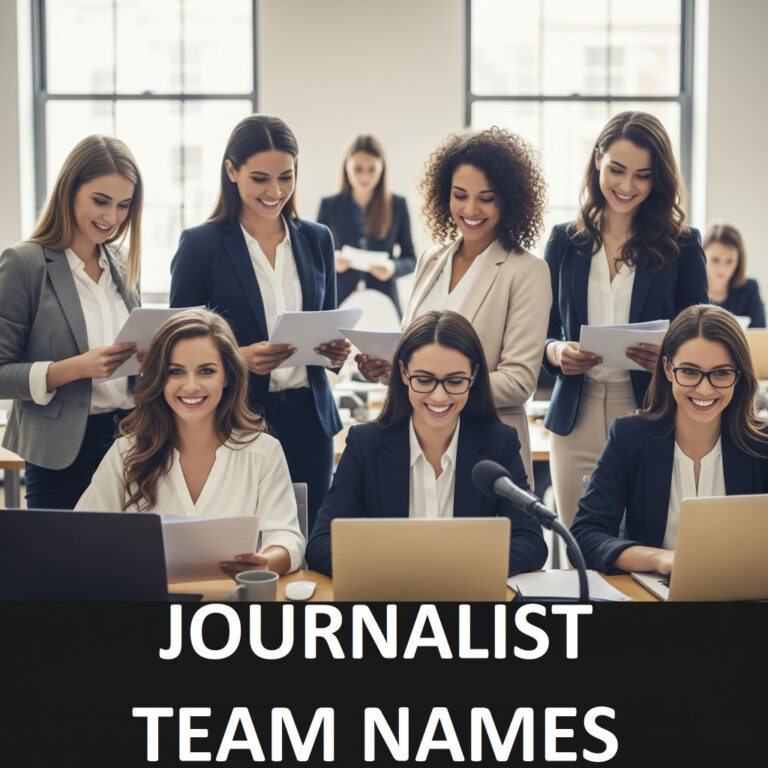 Journalist Team Names