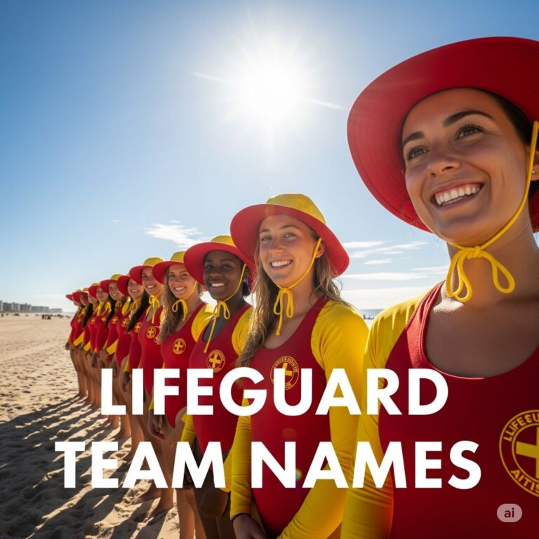 Lifeguard Team Names