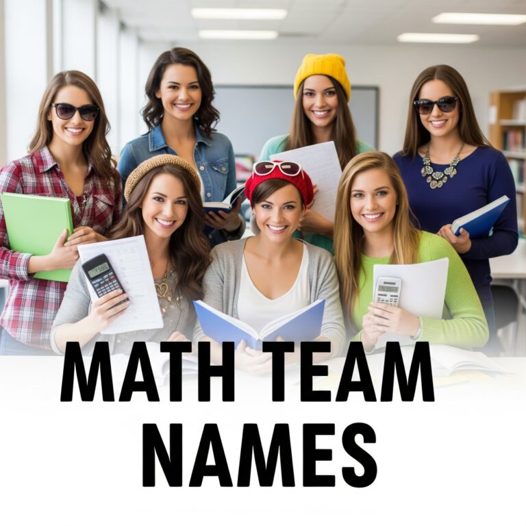 Math Team Names