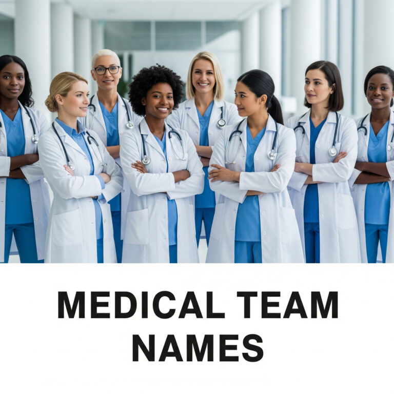 Medical Team Names
