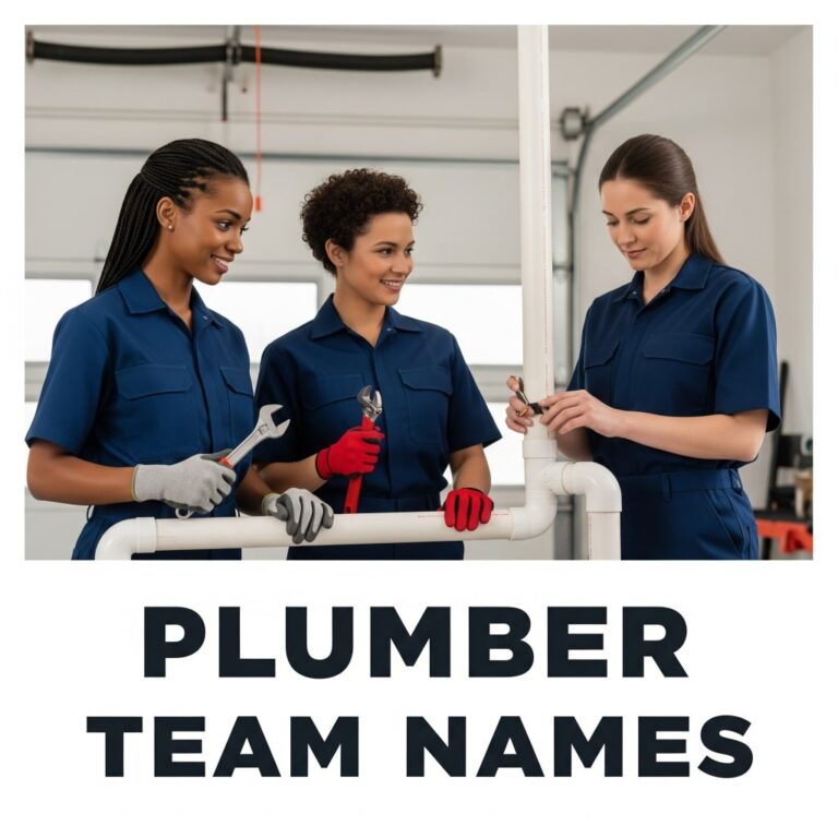 Plumber Team Names