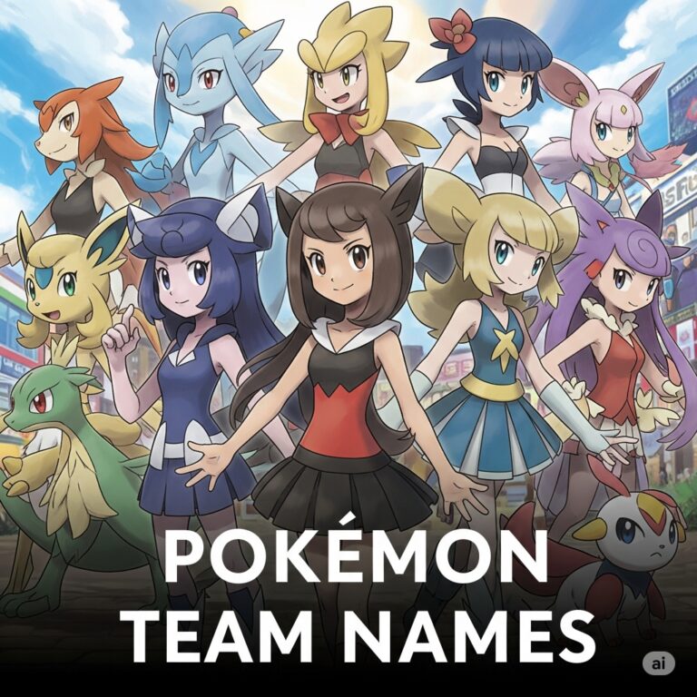 pokemon team names