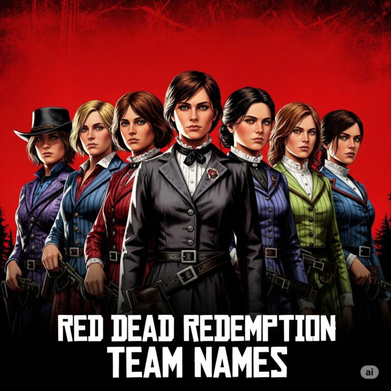 Red Dead Redemption Team Names