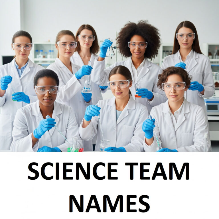 Science Team Names