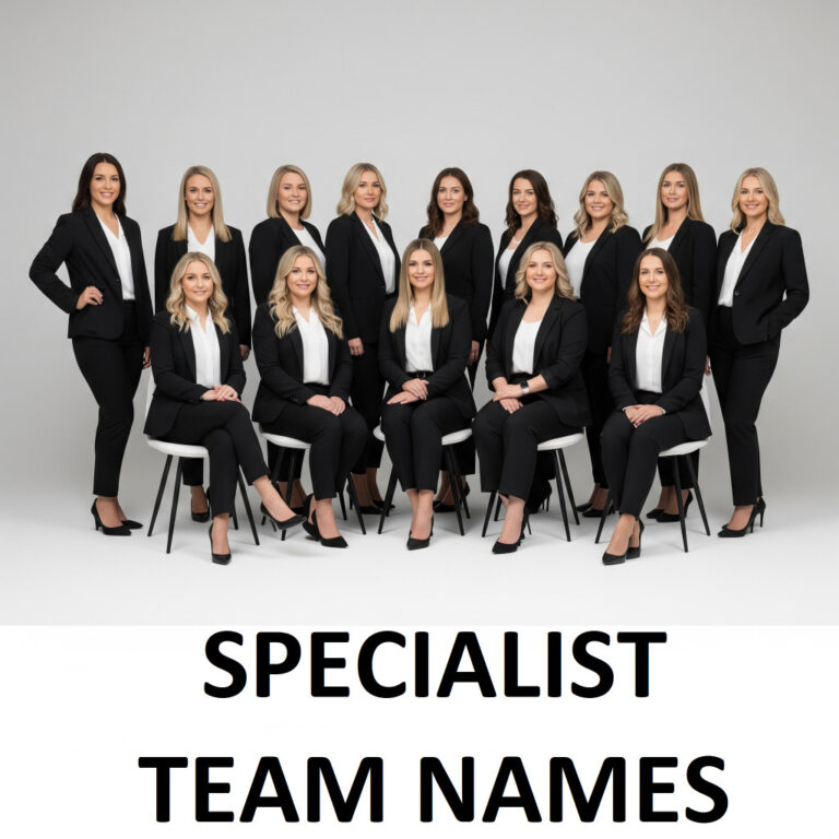 Specialist Team Names