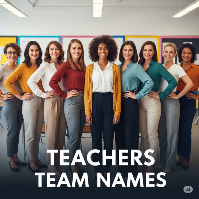 teacher team names