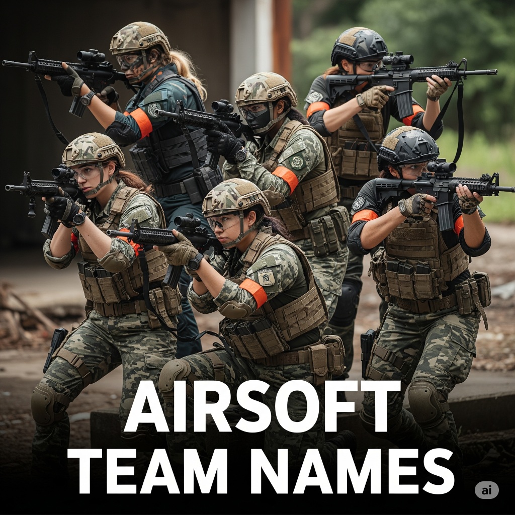 airsoft team names