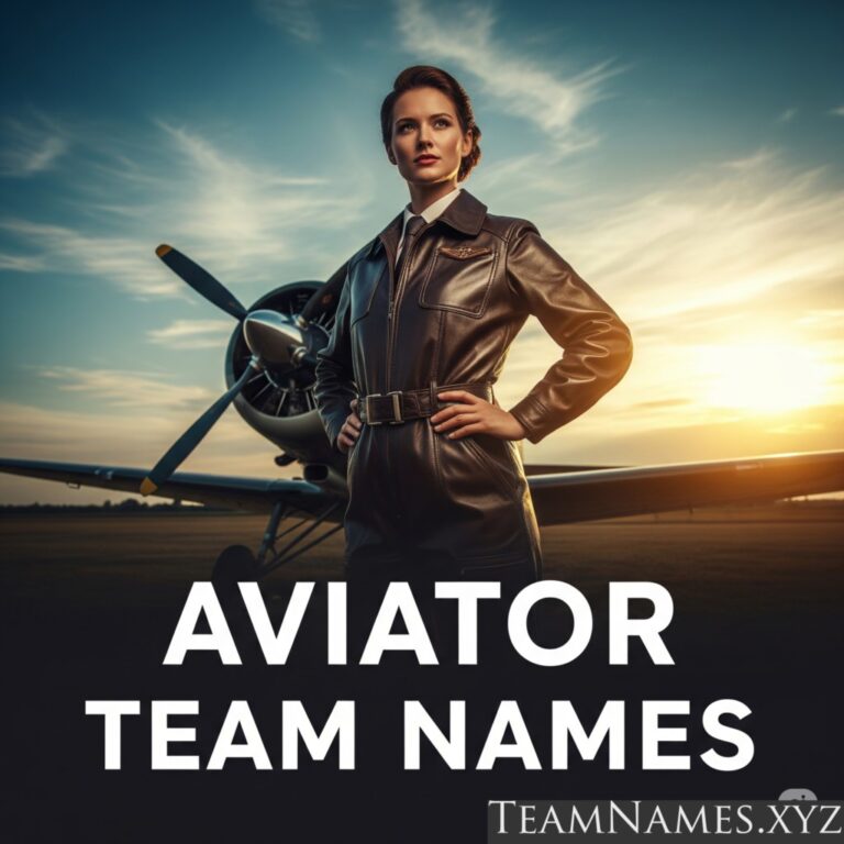 Aviator Team Names: Soaring to New Heights