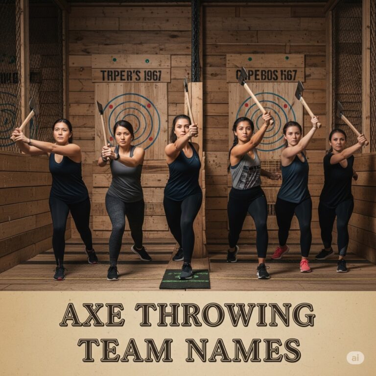 Axe Throwing Team Names