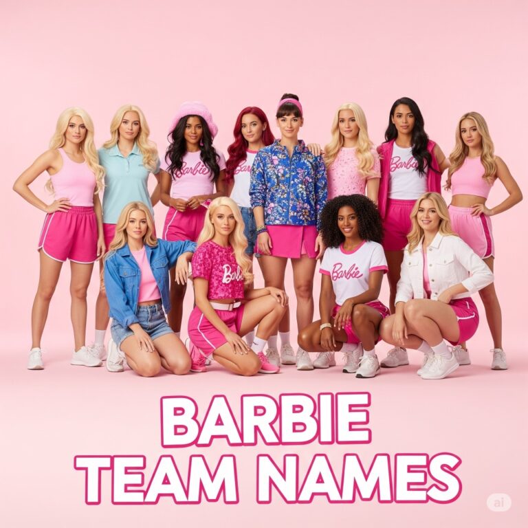 Barbie Trivia Team Names