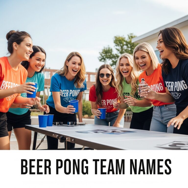 beer pong team names