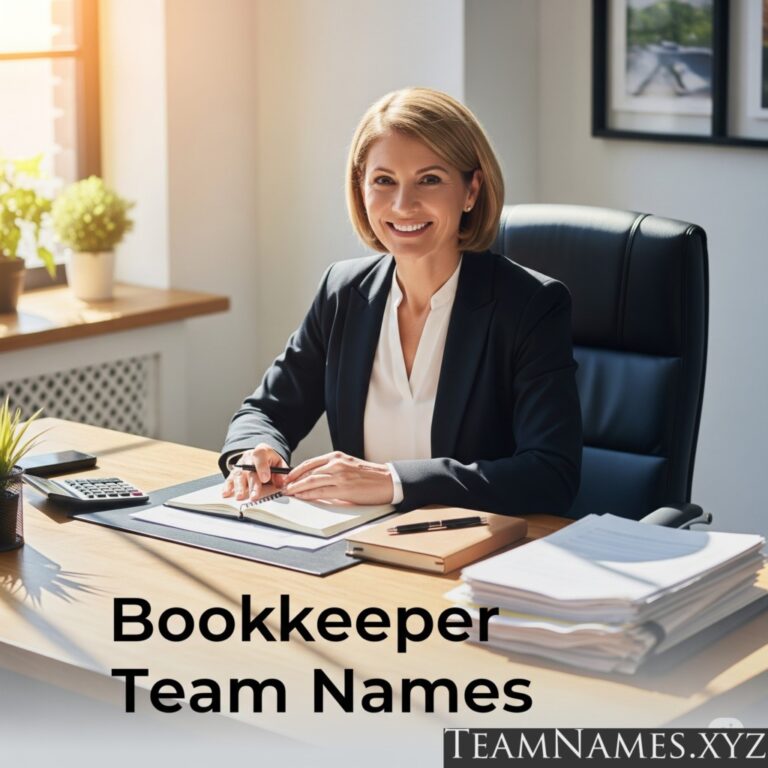 Bookkeeper Team Names: Balancing Numbers with Precision