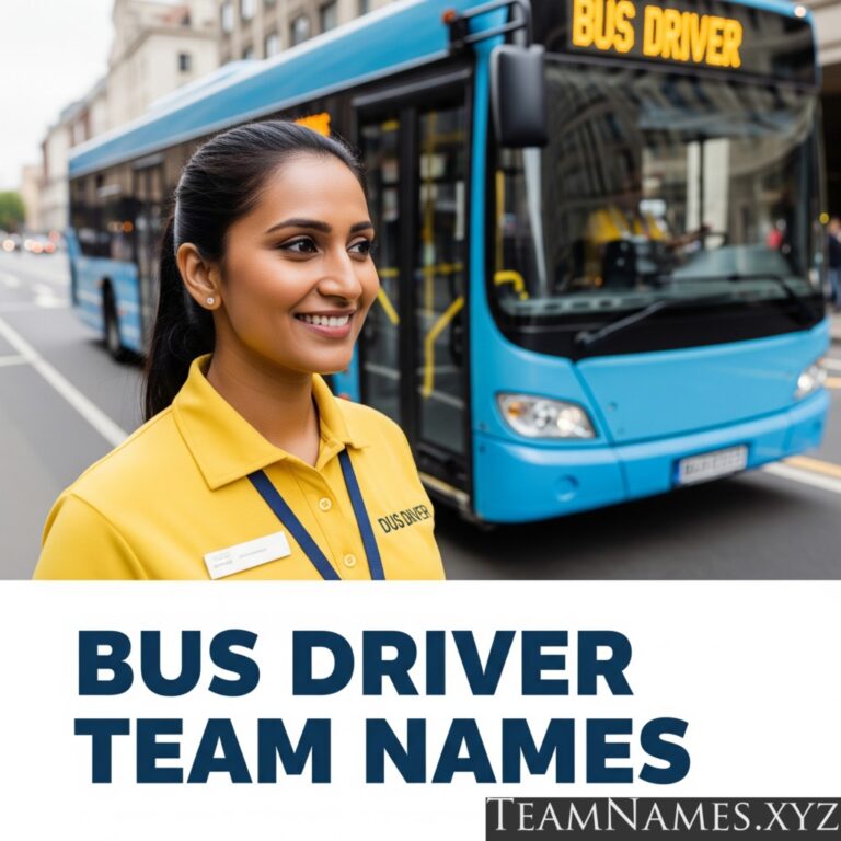 Bus Driver Team Names: Driving Together