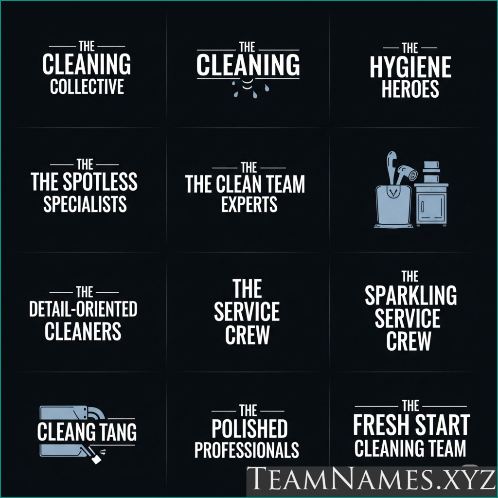 Best Cleaner Team Names