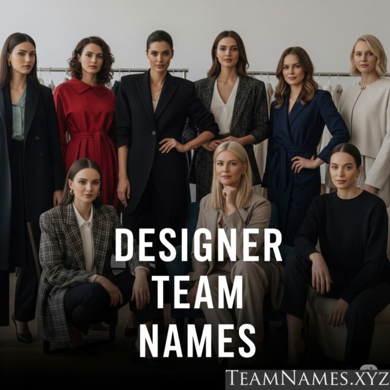 Designer Team Names: Crafting Creativity Together