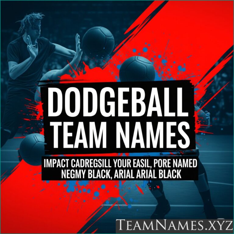 Dodgeball Team Names: Get Ready to Throw Down!