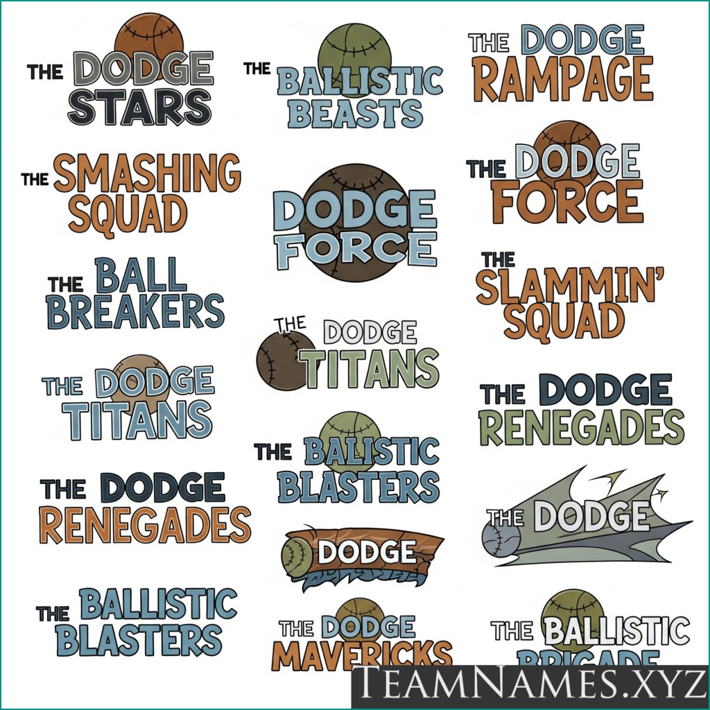 Funny Dodgeball Team Names