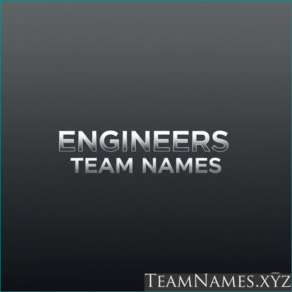 Cool and Cute Engineers Team Names