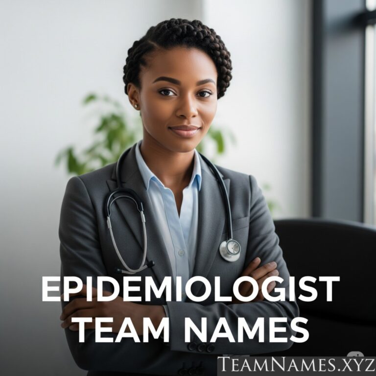 Epidemiologist Team Names