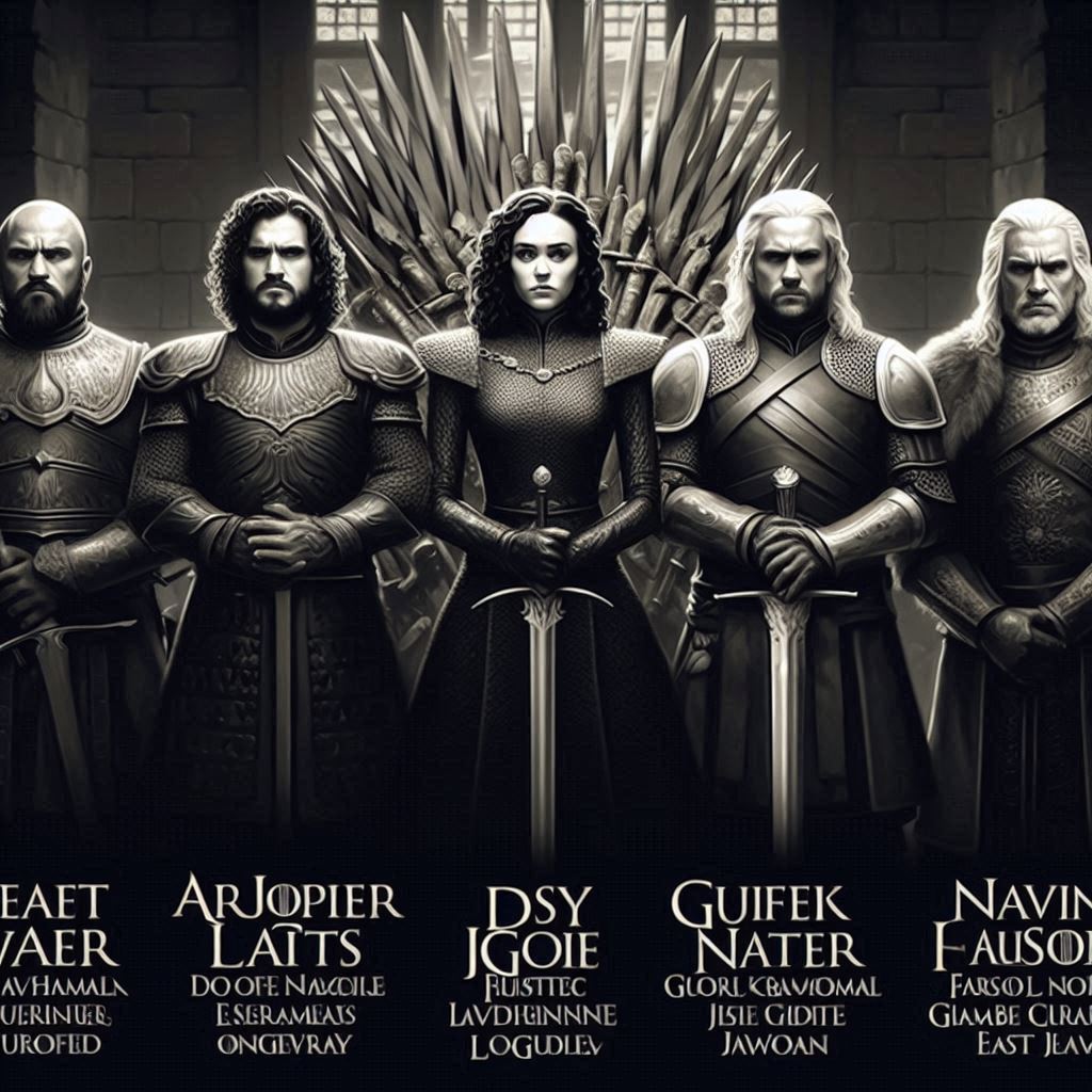 Cute Game of Thrones Team Names