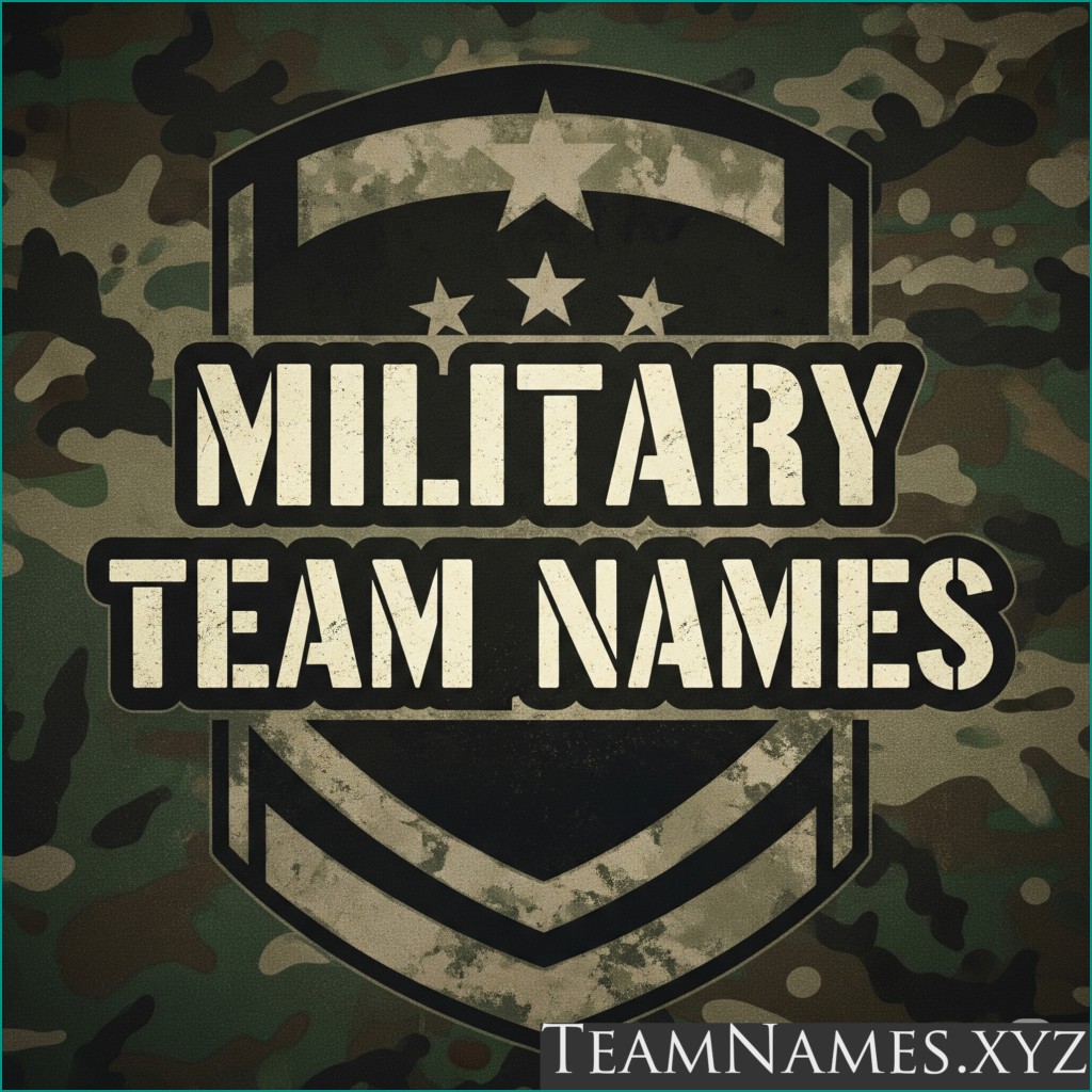 Military Team Names