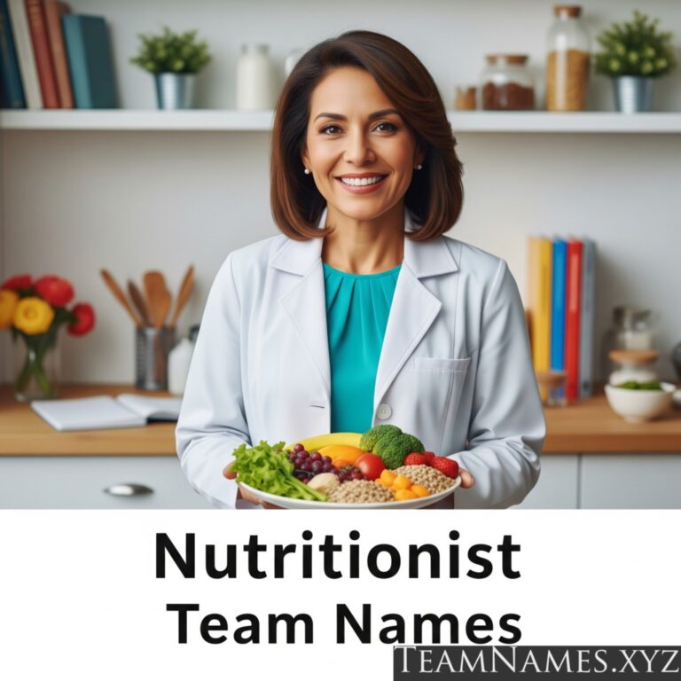 Nutritionist Team Names: Fueling Wellness Together