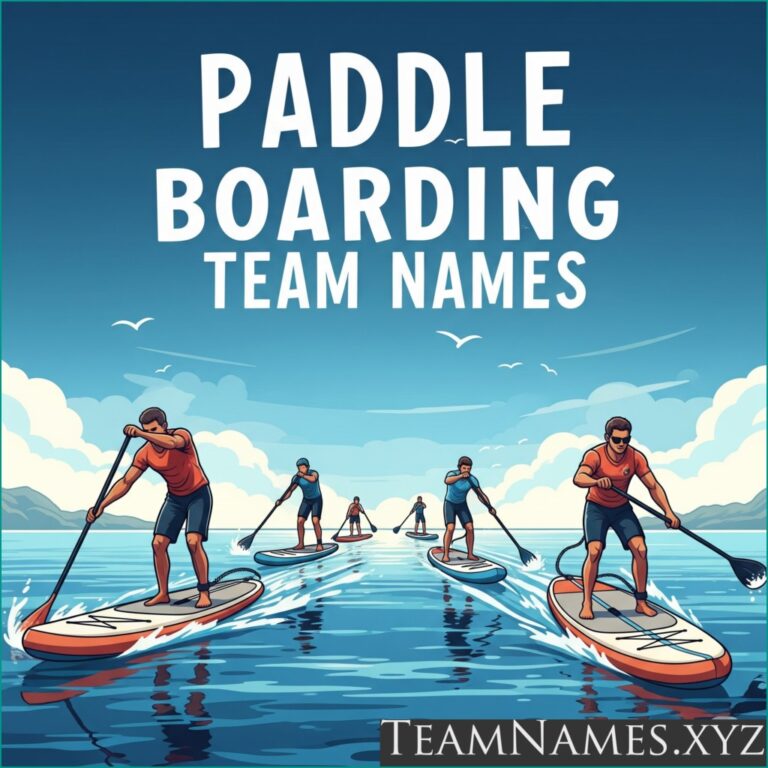 Paddleboarding Team Names: Glide with Style!