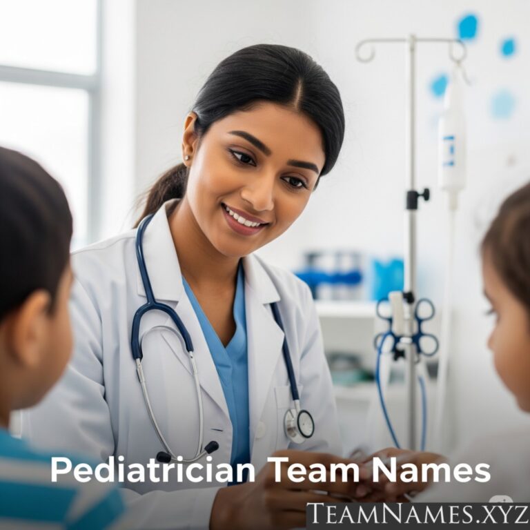 Pediatrician Team Names: Caring for Our Little Ones