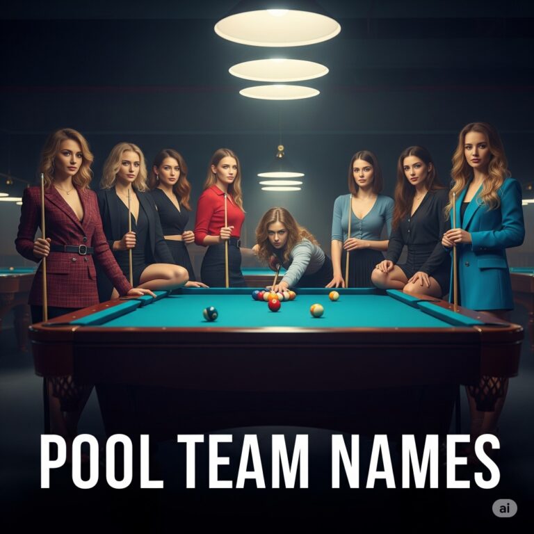pool team names