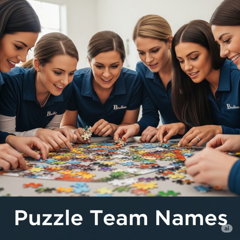 Puzzle Team Names: Ideas to Piece Together Your Perfect Team