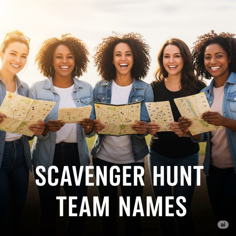 Scavenger Hunt Team Names