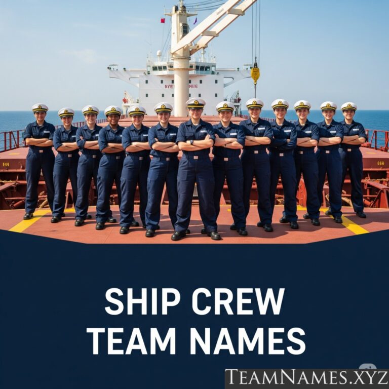 Ship Crew Team Names: Navigating Together