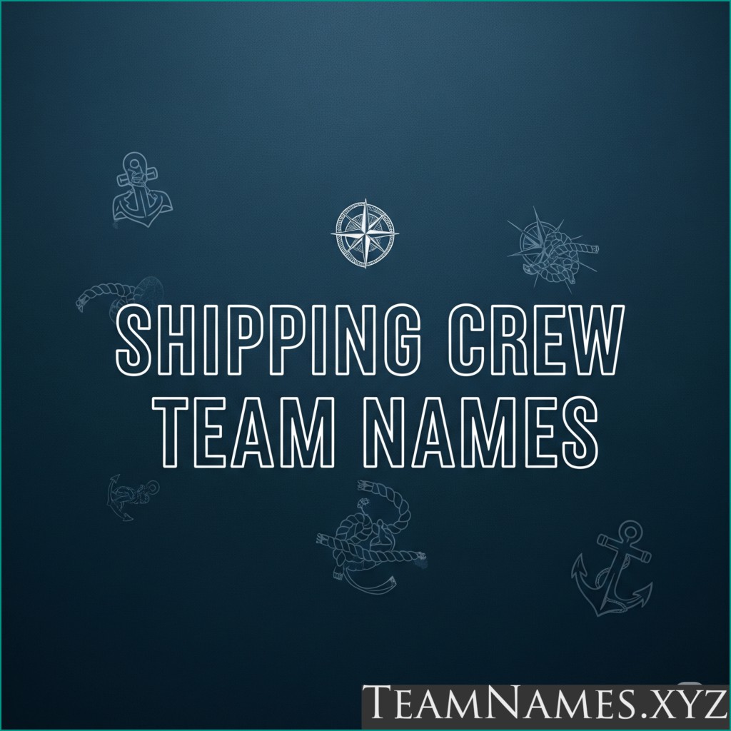 Cool Ship Crew Team Names