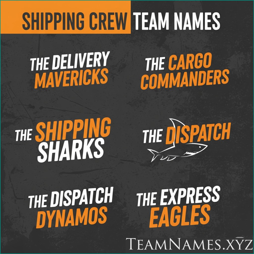 Clever Ship Crew Team Names