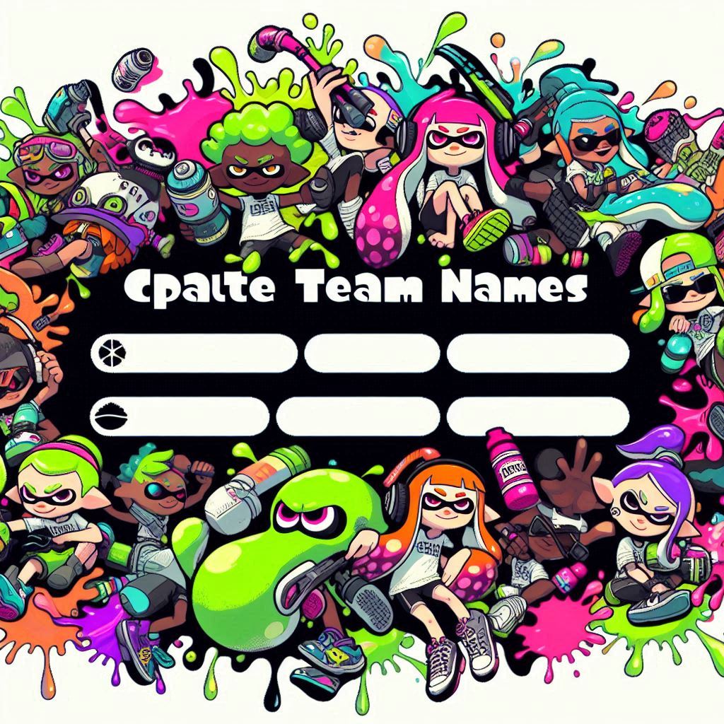 Clever and Witty Splatoon Team Names