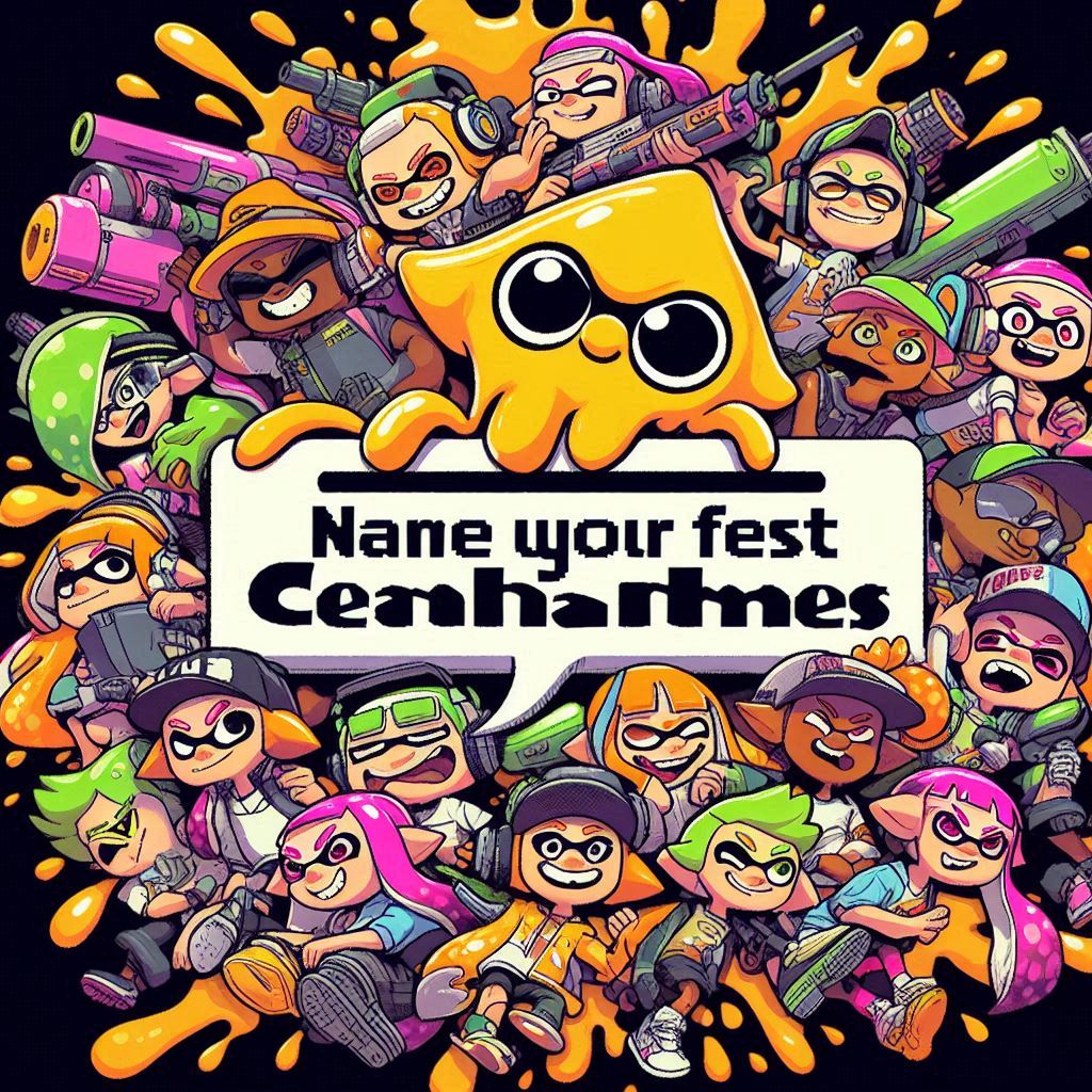 Inspirational Splatoon Team Names