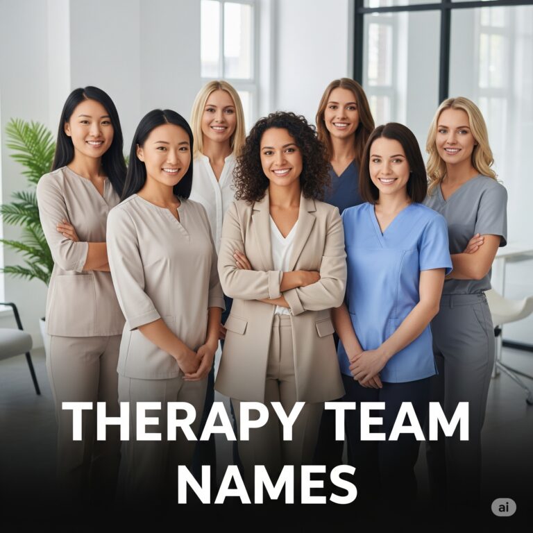 Therapy Team Names