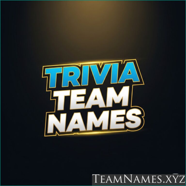 Trivia Team Names: Spark Your Competitive Spirit!