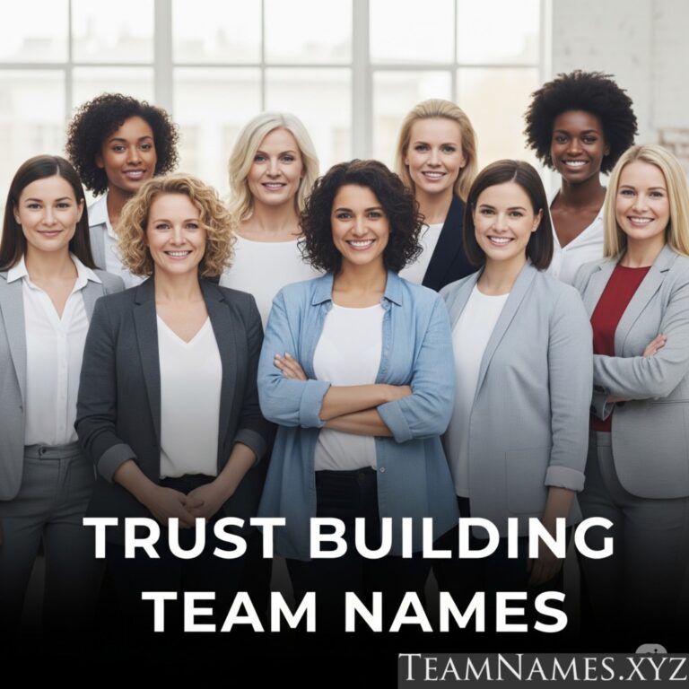 Trust Building Team Names: Strengthening Connections and Unity