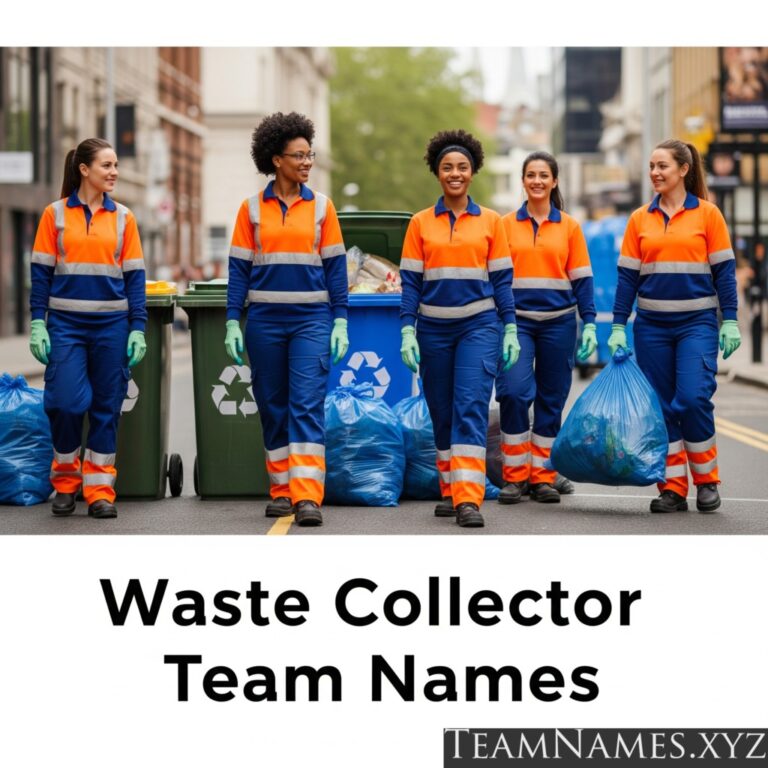 Waste Collector Team Names: Keeping Our World Clean